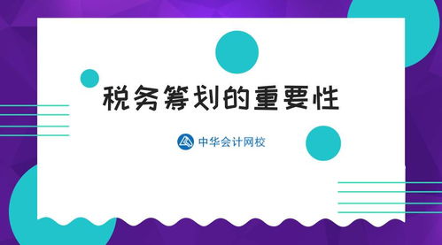 投資管理公司財務總監淺談正確認識稅務籌劃的重要性